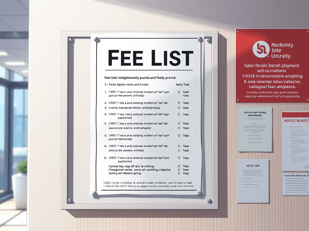 📢 Updated Practice Fee List -July 2025&nbsp;2025